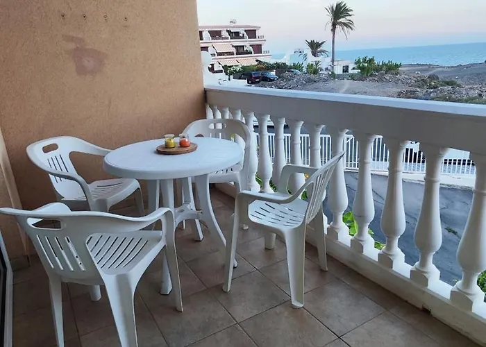Encantador Estudio Con Terraza Privada Y Espectaculares Vistas Al Mar En Costa Del Silencio, Cerca De Cristianos Lejlighed
